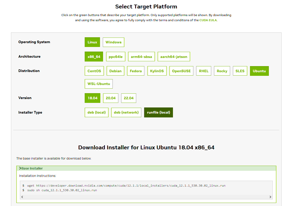 Ubuntu cuda clearance